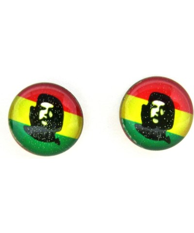 Rasta Studs Earrings Africa Earrings Reggae Earrings Jamaican Earrings Africa Map Earrings-Drop Rasta Earrings Rasta Che $8.3...