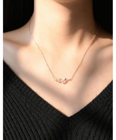 Wave Necklace for Bestie, Gifts for Your Best Friend, 14K Gold Plated S925 Silver Friendship Gift for Women, Sentimental Gift...