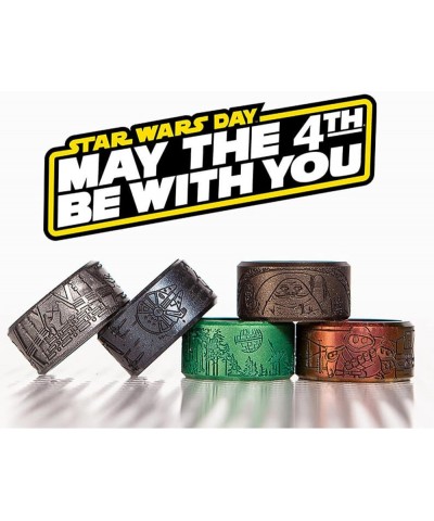 Star Wars Marquee Silicone Rings, Wide Ring Collection, Comfortable and Flexible Design Jabba's Palace 12 $28.59 Rings