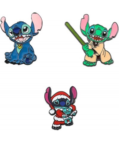 5 PCS Stitch Cosplay Pins - Cartoon Metal Brooch Ohana Means Family Jewelry Gift For Women Girls set... $14.74 Brooches & Pins