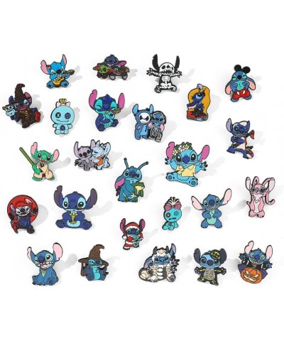 5 PCS Stitch Cosplay Pins - Cartoon Metal Brooch Ohana Means Family Jewelry Gift For Women Girls set... $14.74 Brooches & Pins