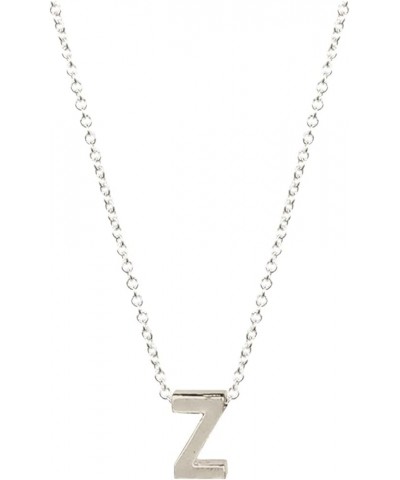 Initial Chain Necklace for Women Letter Simple Choker Necklace Alphabet Pendant Necklaces Fashion Jewelry (P, One Size) Z One...