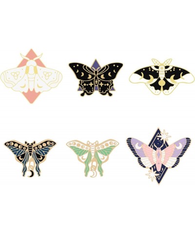 5/6Pcs Butterfly Enamel Pins Set for Backpacks,Cute Pins Brooches for Women Cool Enamel Lapel Pins for Clothing Hat Decoratio...