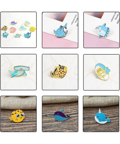 Cute Enamel Heart Rose Snake Funny Brooches Pin Set Fashion Cartoon Crystal Animal Themed DIY Bags Backpacks Jackets Hat Lape...