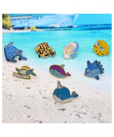 Cute Enamel Heart Rose Snake Funny Brooches Pin Set Fashion Cartoon Crystal Animal Themed DIY Bags Backpacks Jackets Hat Lape...