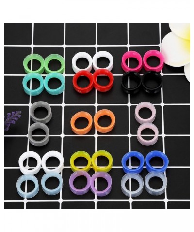 15Pairs/26Pairs Soft Silicone Tunnels Ear Gauges Tunnels Plugs Stretchers Expander Mix Set for Women Men 2g-3/4 … 15pairs，14m...