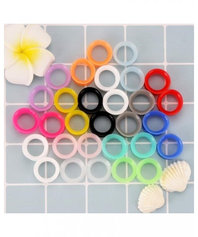 15Pairs/26Pairs Soft Silicone Tunnels Ear Gauges Tunnels Plugs Stretchers Expander Mix Set for Women Men 2g-3/4 … 15pairs，14m...