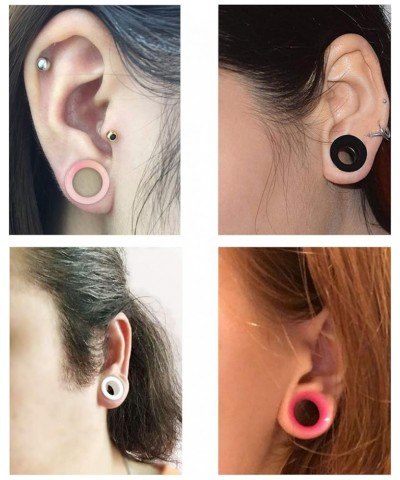 15Pairs/26Pairs Soft Silicone Tunnels Ear Gauges Tunnels Plugs Stretchers Expander Mix Set for Women Men 2g-3/4 … 15pairs，14m...