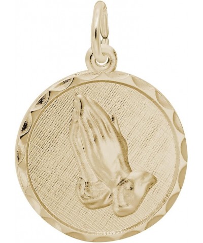 Serenity Prayer Charm Pendant Available in Gold or Sterling Silver Yellow Gold 14K $22.00 Pendants