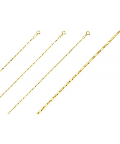 14k Yellow Gold Crucifix Cross Pendant with 1.6mm Figaro Chain Necklace 20.0 Inches $116.61 Necklaces