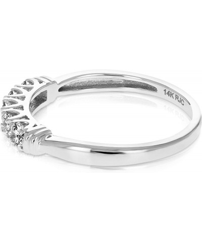 1/2 cttw to 1 cttw 5 Stone Engagement Diamond Ring in 14K Gold Prong Set Round 6 Engagement Ring White $242.34 Others