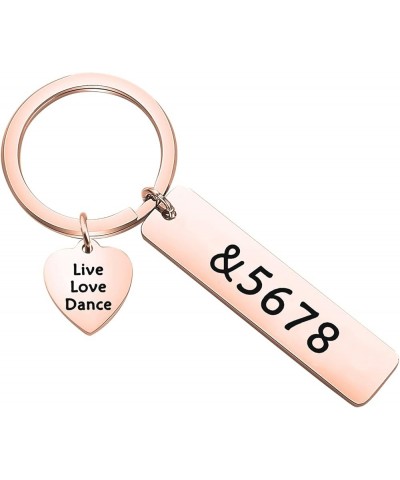 Dance Teacher Gift Live Love Dance Keychain &5678 Jewelry Gift for Dance &5678 Keychain Rg $8.95 Pendants