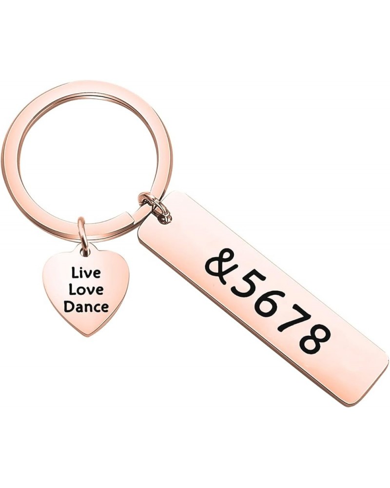 Dance Teacher Gift Live Love Dance Keychain &5678 Jewelry Gift for Dance &5678 Keychain Rg $8.95 Pendants