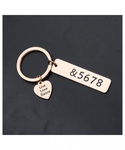 Dance Teacher Gift Live Love Dance Keychain &5678 Jewelry Gift for Dance &5678 Keychain Rg $8.95 Pendants