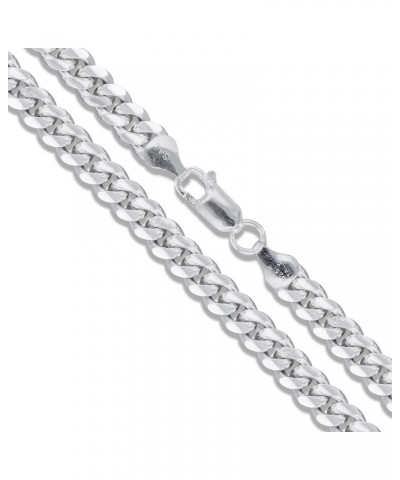 Sterling Silver Solid Miami Cuban Link Chain 6.3mm 925 Italy Heavy Curb Necklace $52.82 Necklaces