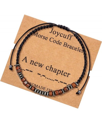 Morse Code Bracelets for Men Women Teen Girls Gifts for Her Mom Daughter Sister Aunt Wife Girlfriend Cousin Best Friend Inspi...