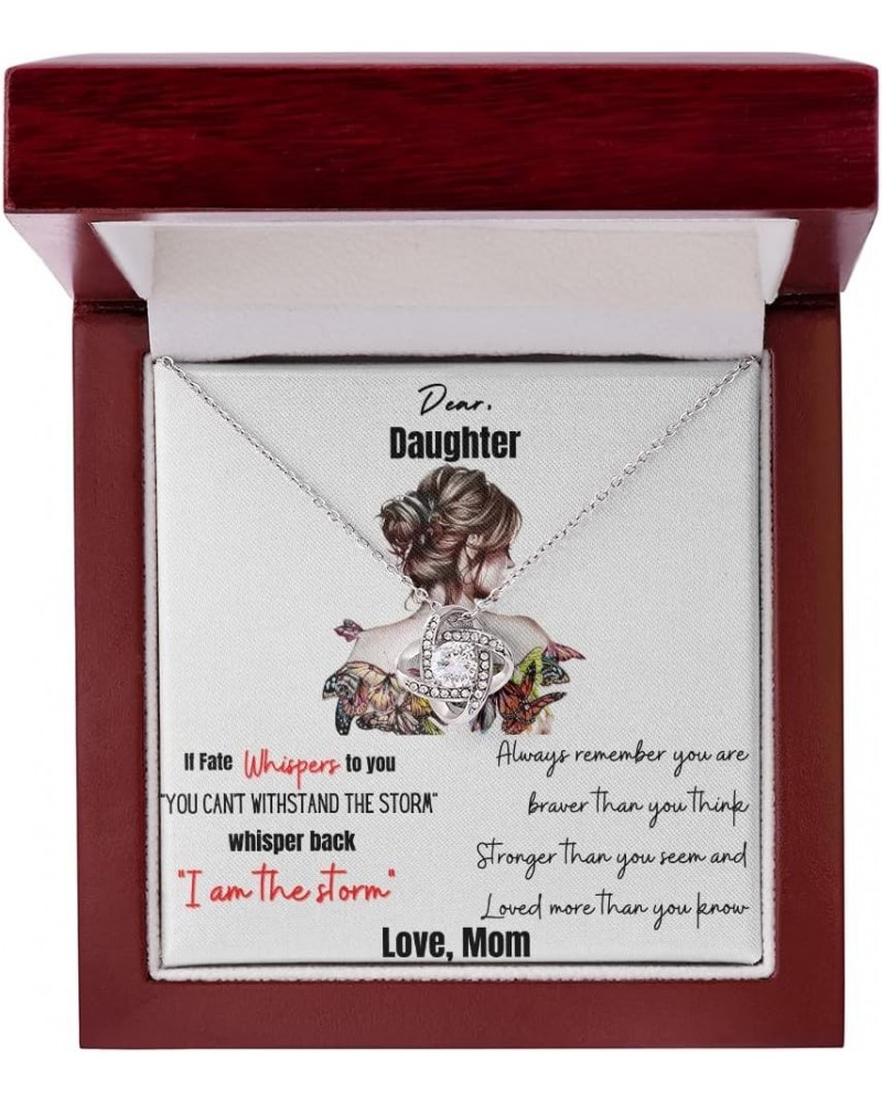 Daughter Gifts from Mom and Dad, Mother Daughter gift from mom - Gifts for Daughters from Mothers - To My Daughter Necklace F...