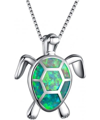 Anatomical Heart Necklace Necklace Jewelry Opal Cute Pendant Ornament Charm Sweater Turtle Women Necklaces & Pendants (D, One...