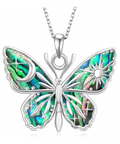 Bee/Dragonfly/Butterfly Necklaces for Women 925 Sterling Silver Animal Pendant Necklace Vitage Animal Jewelry for Women Girls...