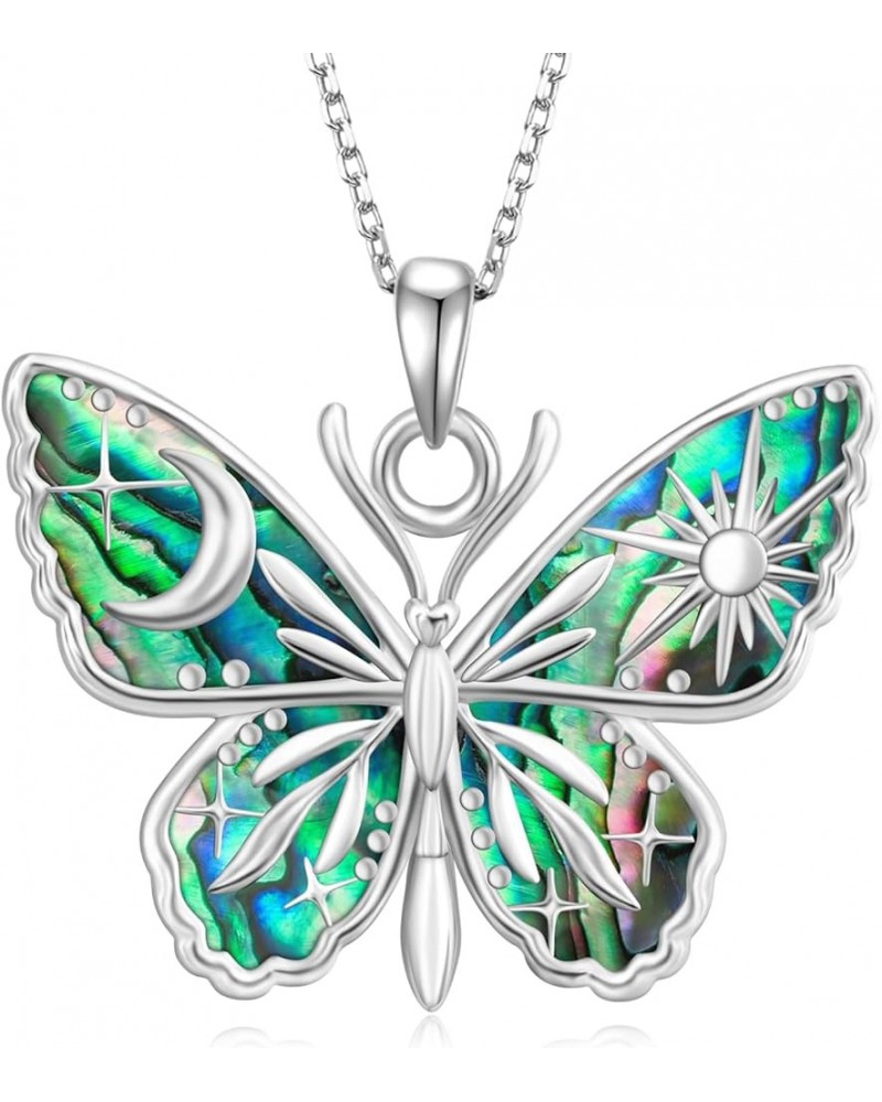 Bee/Dragonfly/Butterfly Necklaces for Women 925 Sterling Silver Animal Pendant Necklace Vitage Animal Jewelry for Women Girls...