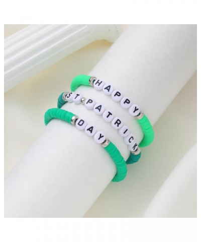 St Patricks Day Merch Bracelet Green I Am Irish Bracelet Gift Outfit Festive Costume Party Accessory $8.24 Bracelets