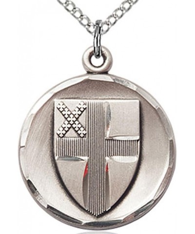 Women's Sterling Silver Episcopal Medal with 18" Sterling Silver Chain $52.67 Necklaces