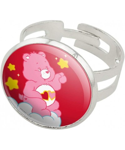 Care Bears Love-A-Lot Bear Silver Plated Adjustable Novelty Ring $8.99 Rings