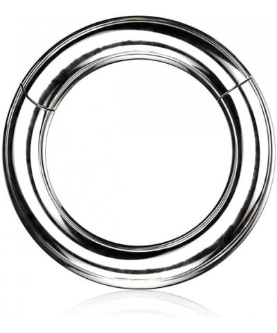 8GA-2GA Large Gauge 316L Stainless Steel Hinged Segment Clicker Ring Gauge: 4mm (6GA) / Diameter: 16mm (5/8") $8.95 Body Jewelry