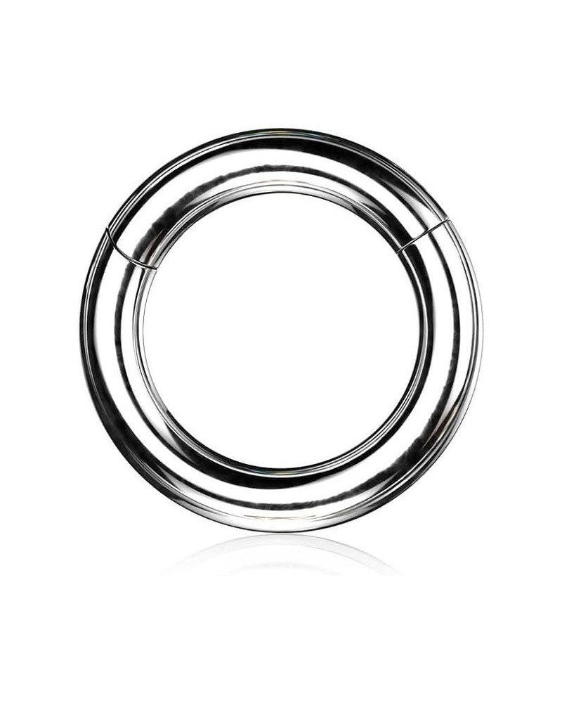 8GA-2GA Large Gauge 316L Stainless Steel Hinged Segment Clicker Ring Gauge: 4mm (6GA) / Diameter: 16mm (5/8") $8.95 Body Jewelry