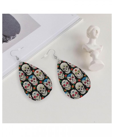 Vintage Dangle Earrings for Brides Women Leather Drop Dangle Earring Accessories Pattern (102) $10.06 Earrings